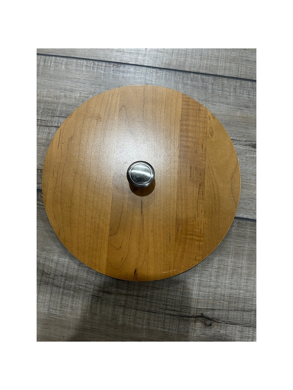 Longaberger XL Canister Basket Lid Woodcrafts maple